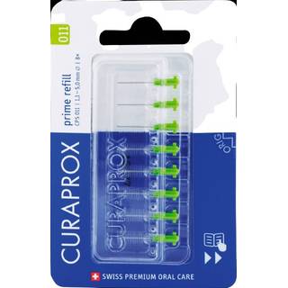 Obrázok ku produktu CURAPROX CPS011 Prime Refill medzizubné kefky bez držiaka svetlozelené 8ks