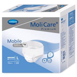 Obrázok ku produktu MOLICARE Mobile 6 kvapiek plienkové nohavičky naťahovacie veľkosť L