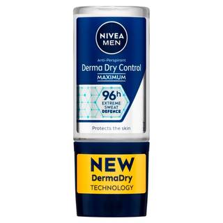 Obrázok ku produktu NIVEA Derma Dry Control maximum roll-on pánsky antiperspirant 50ml