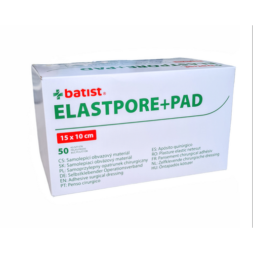 Zväčšený obrázok ku produktu ELASTPORE+PAD náplasť v vankúšikom sterilná 10x15cm