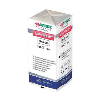 Obrázok ku produktu KOMPRES NT kompres z netkaného textilu nesterilný 5x5cm 100ks