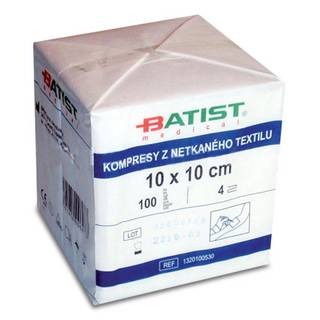 Obrázok ku produktu KOMPRES NT kompres z netkaného textilu nesterilný 10x10cm 100ks