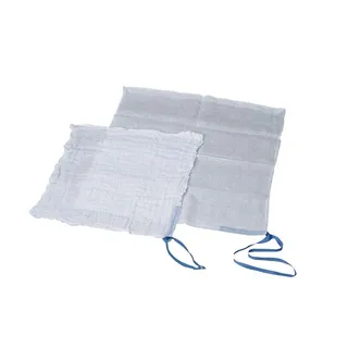 Obrázok ku produktu B-TOWEL X nesterilný prešívaný predpraný tampón s RTG páskou a šnúrkou 45x45cm 100ks