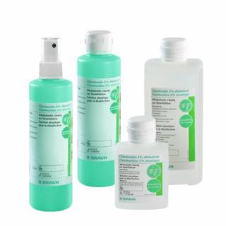 Obrázok ku produktu CHLORHEXIDINE 2% ALKOHOLIC 250ml alkoholový roztok na dezinfekciu kože