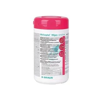 Obrázok ku produktu MELISEPTOL WIPES SENSITIVE dezinfekčné obrúsky na citlivé povrchy v dóze