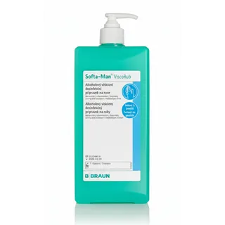 SOFTA-MAN VISCORUB 1000ml dezinfekcia na ruky s pumpičkou