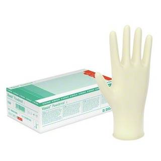 Obrázok ku produktu VASCO Powdered č. L latexové vyšetrovacie rukavice pudrované, nesterilné