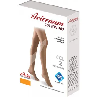 AVICENUM COTTON 360 DEN lýtkové podkolienky bez špice G83623