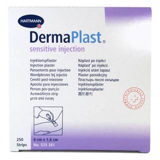 Obrázok ku produktu DERMAPLAST Sensitive injection náplasť 4x1.6cm 250ks