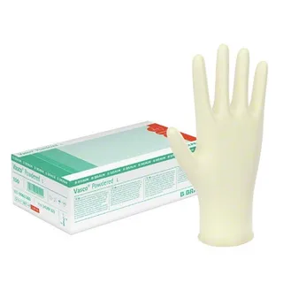 Obrázok ku produktu VASCO Powdered č. M latexové vyšetrovacie rukavice pudrované, nesterilné