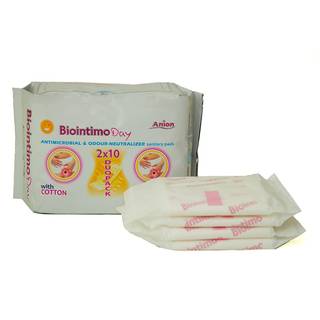 Obrázok ku produktu BIOINTIMO ANION dámske hygienické denné vložky DUO pack 2x10ks