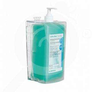 Obrázok ku produktu Nástenný uzamykateľný držiak transparentný na 500ml fľaše B.Braun