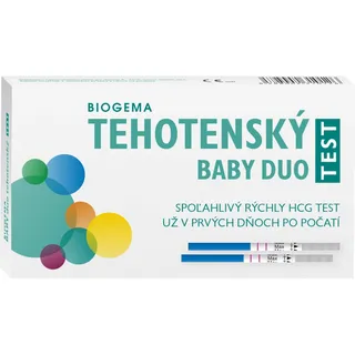BIOGEMA tehotenský BABY DUO test 2v1