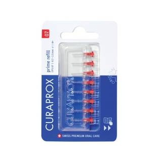 Obrázok ku produktu CURAPROX CPS07 Prime Refill medzizubné kefky bez držiaka červené 8ks