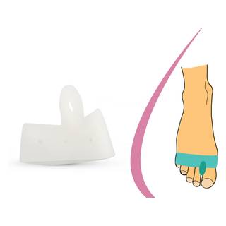 Obrázok ku produktu HEALMED 736 chránič na HALLUX s medziprstovým korektorom univerzálny 2ks