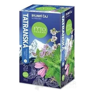 FYTO PHARMA čaj Tatranská priedušková zmes 20 x 1g