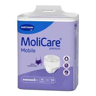 Obrázok ku produktu MOLICARE Premium Mobile 8 kvapiek plienkové nohavičky naťahovacie veľkosť M