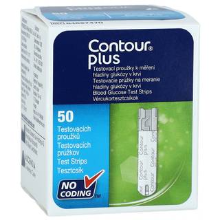 Obrázok ku produktu CONTOUR Plus testovacie prúžky do glukometra 50ks