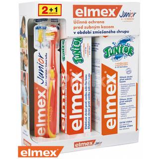 Obrázok ku produktu ELMEX Junior Set na detskú ústnu hygienu pre deti 6-12 rokov