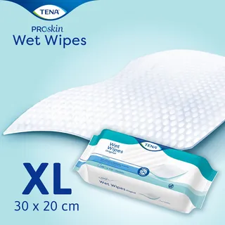 TENA Proskin vlhčené utierky veľkosť XL 80ks