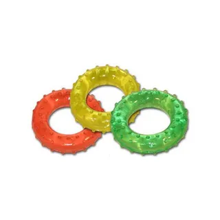 Masážny krúžok tvrdý, modrý, priemer 7cm 010094