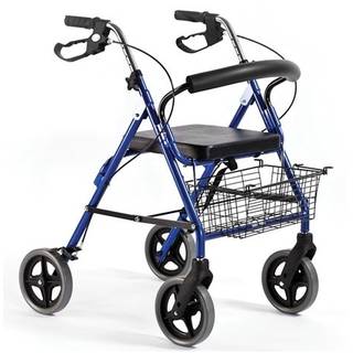 Obrázok ku produktu Chodítko pre seniorov štvorkolesové hliníkové TGR-R RA 882