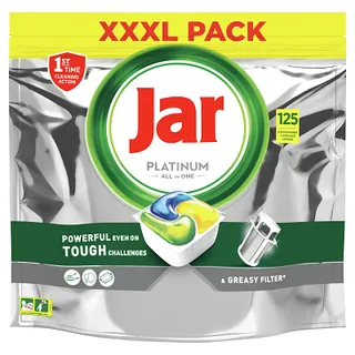 JAR Platinum All in One tablety do umývačky riadu 125ks