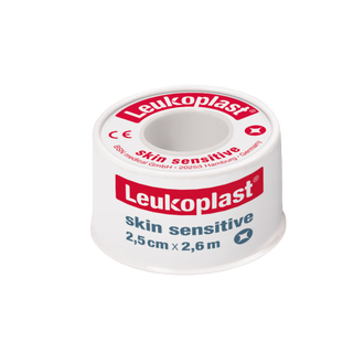 Obrázok ku produktu LEUKOPLAST Skin sensitive náplasť na cievke 2.5cm x 2.6m