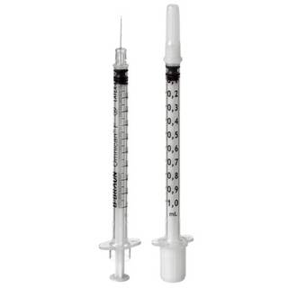 Obrázok ku produktu OMNICAN F striekačka 1ml s integrovanou kanylou v balení 100x1ks