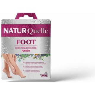 Obrázok ku produktu NATURQUELLE Foot Exfoliačné ponožky 1 pár + roztok 2 x 200 ml