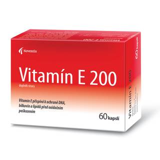 Obrázok ku produktu NOVENTIS Vitamín E 200 výživový doplnok 60ks