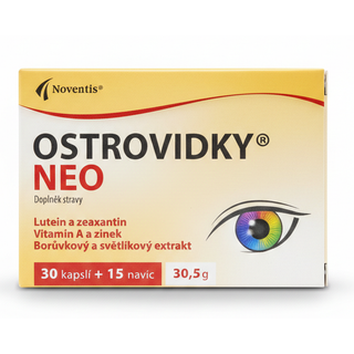 Obrázok ku produktu NOVENTIS Ostrovidky Neo výživový doplnok 30 kapsúl +15 kapsúl zdarma