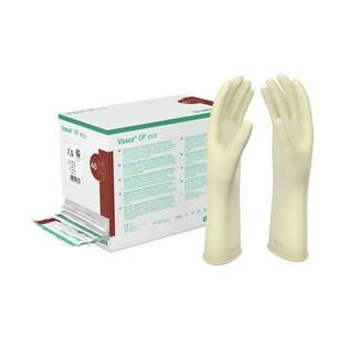 Obrázok ku produktu VASCO OP Eco č. 7.5 latexové chirurgické rukavice nepudrované, sterilné