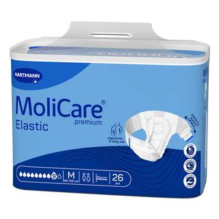 Obrázok ku produktu MOLICARE Premium Elastic 9 kvapiek plienkové nohavičky zalepovacie veľkosť M