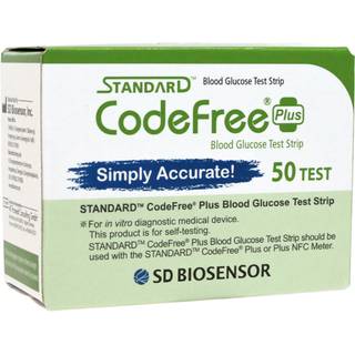 Obrázok ku produktu SD Codefree Plus testovacie prúžky do glukometra 50ks