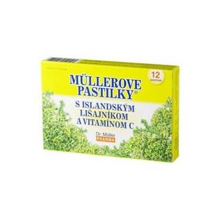Obrázok ku produktu DR. MULLER Pastilky Islandský lišajník a vitamín C 12ks