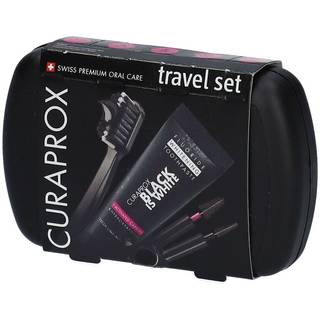 Obrázok ku produktu CURAPROX Cestovná súprava pre starostlivosť o zuby Black is White