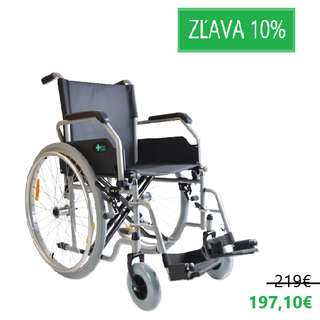 Obrázok ku produktu REHAFUND RF-1/51/PN/S CRUISER vozík invalidný šírka 51cm, sivý, pneumatické kolesá
