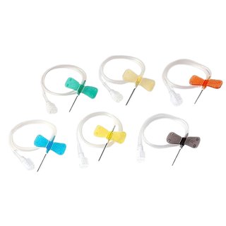Obrázok ku produktu KD-FLY kanyla s hadičkou 0.50X19mm 25Gx3/4" 30cm-LL oranžová s motýlikom