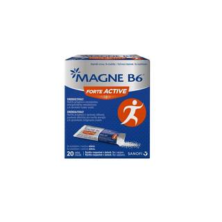 Obrázok ku produktu MAGNE B6 Forte Active prášok rozpustný v ústach 20ks
