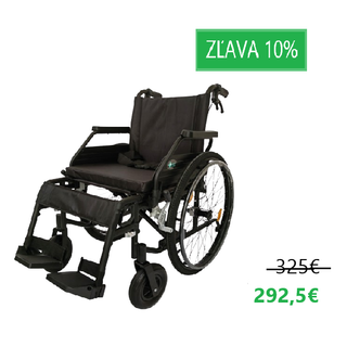 Obrázok ku produktu REHAFUND RF-6 CRUISER AREO vozík invalidný šírka 45cm, čierny