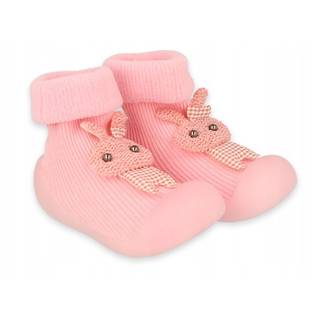 Obrázok ku produktu  BEFADO 002P029 detské protišmykové ponožky ružové