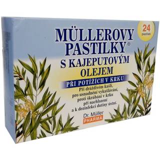 Obrázok ku produktu DR.MULLER pastilky s kajeputovým olejom 24ks