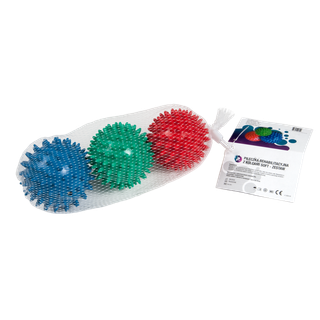 Obrázok ku produktu REHAFUND PILO-3011 rehabilitačná lopta s tŕňmi 3ks soft 7cm,8cm,9cm