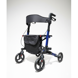 Obrázok ku produktu REHAFUND RF-624/N chodítko 4-kolesové pre seniorov PALERMO PREMIUM modré