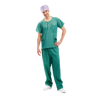 Obrázok ku produktu MOLNLYCKE 18620 jednorazová halena extra comfort zelená veľkosť M 48ks