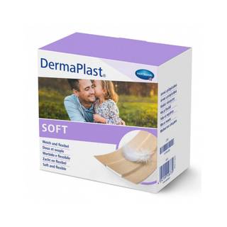 Obrázok ku produktu HARTMANN DermaPlast Soft náplasti na drobné poranenia 8cm x 5m