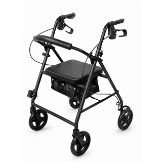 Obrázok ku produktu REHAFUND RF-610/CZA chodítko 4-kolesové pre seniorov čierne