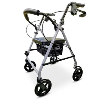 Obrázok ku produktu REHAFUND RF-610/S chodítko 4-kolesové pre seniorov sivé