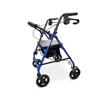 Obrázok ku produktu REHAFUND RF-610/N chodítko 4-kolesové pre seniorov modré